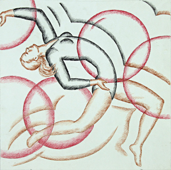 Exercise with a hoop.