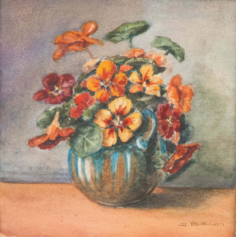 Bouquet of pansies.