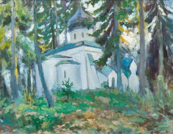 Церковь Спаса Нерукотворного в Абрамцеве.