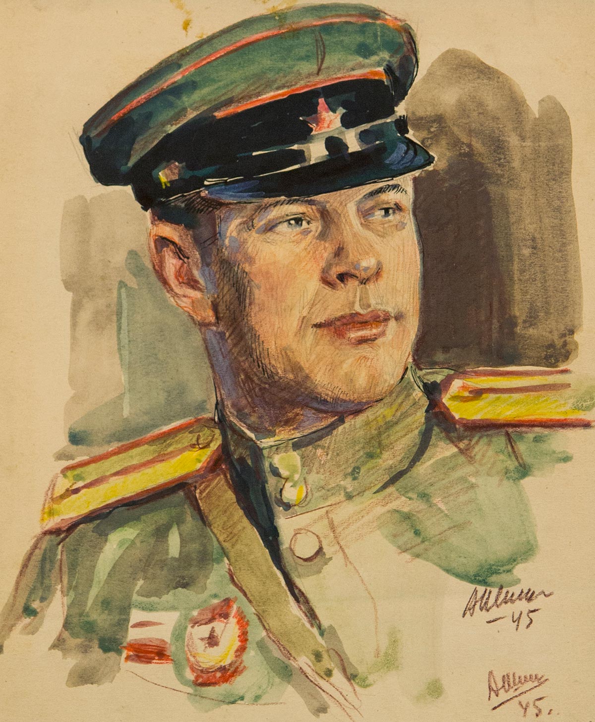 Portrait of a military man.