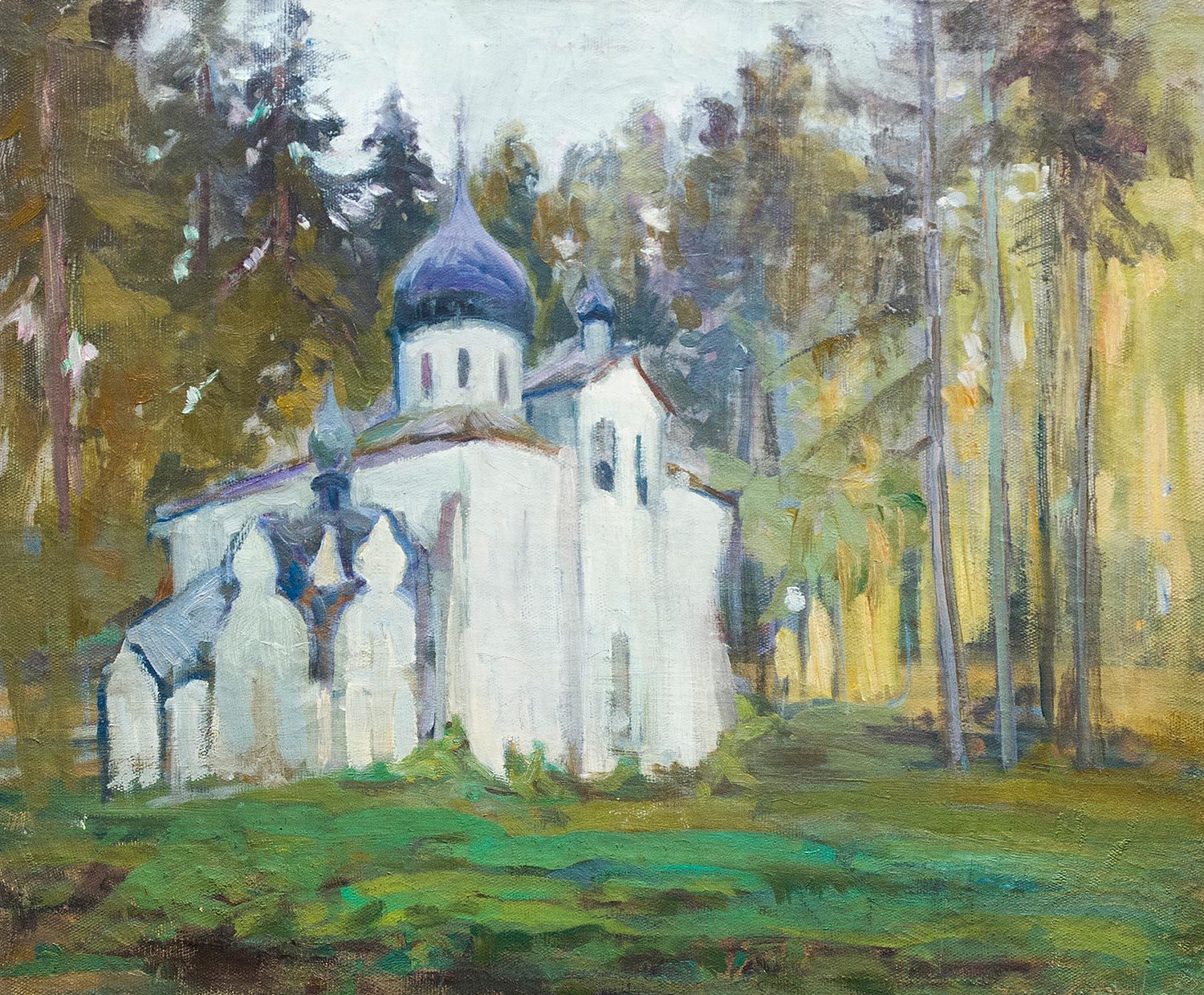 Церковь Спаса Нерукотворного в Абрамцево.