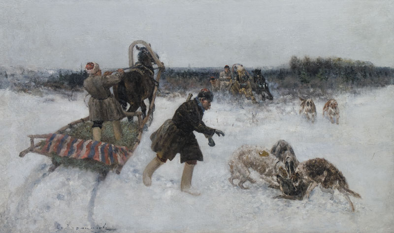 The wolf was hunted down.