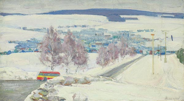 Winter in Zarechye.