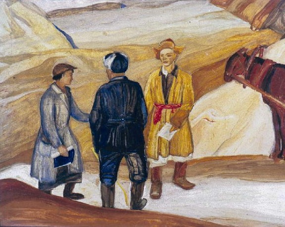 Организация колхоза в Средней Азии.