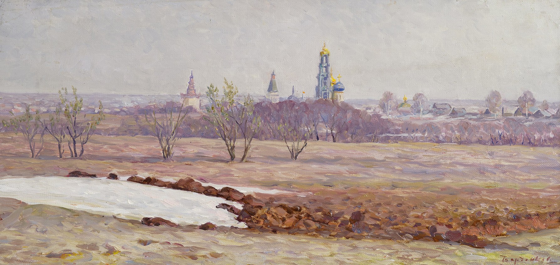 Картина Барченков Н.И. Весна пришла. 1989 г. Холст, масло.