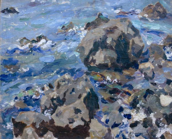 Gurzuf. Stones by the sea.