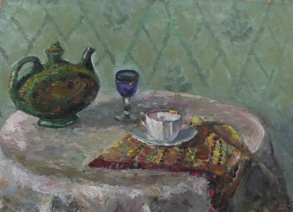 Картина Зеброва Т.А. Натюрморт.  Картон, масло.