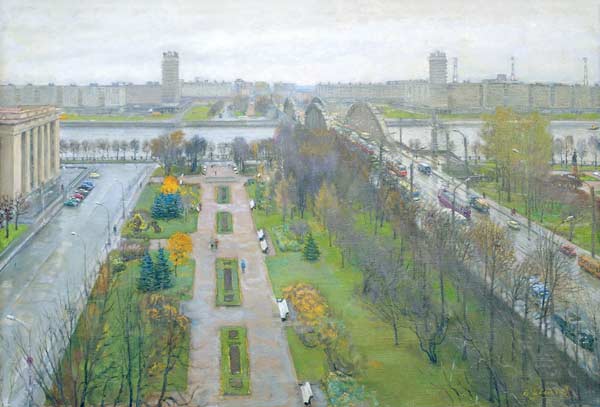 Autumn in the Nevsky district.