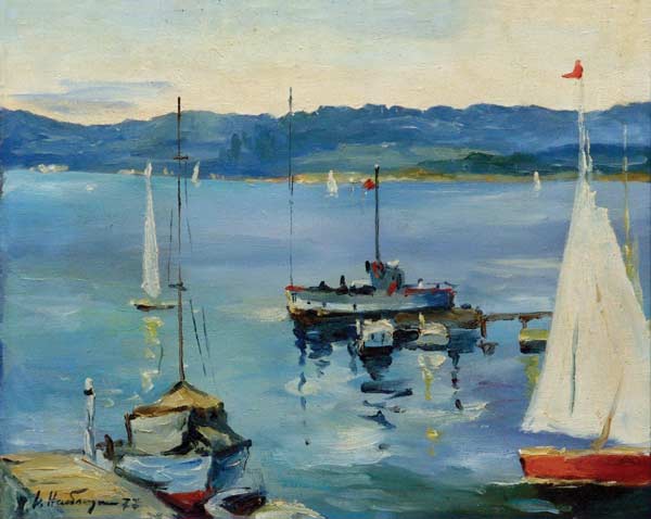 Картина Налбандян Д.А. Ялта. 1977 г. Холст, масло.