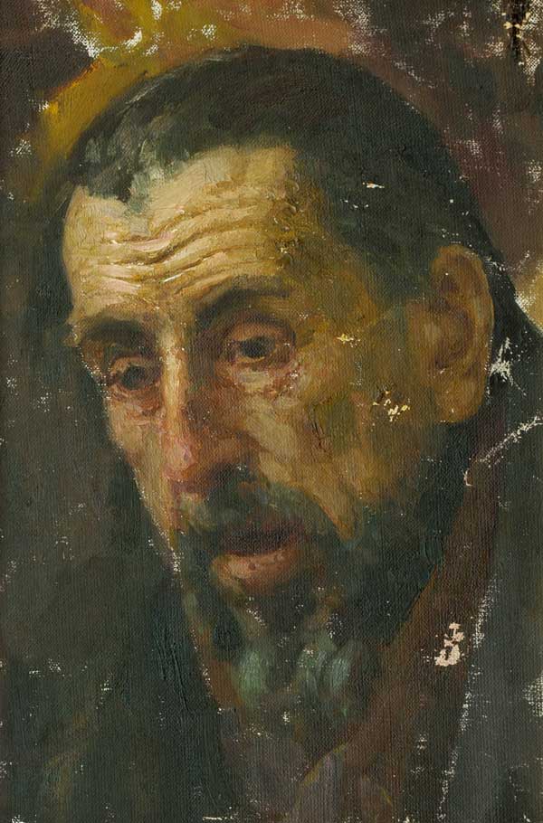 Картина Горелов Г.Н. Мужской портрет 1940-е х/м