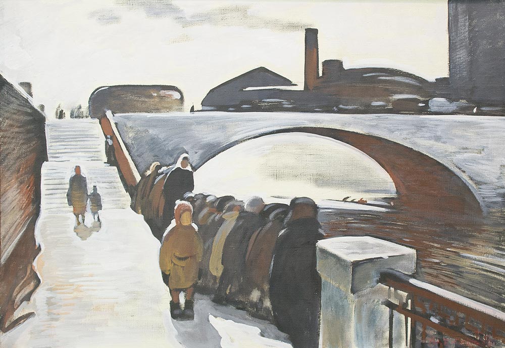 Картина Алексеев А.Е. На набережной. Весенний день. 1958 г. Холст, масло
