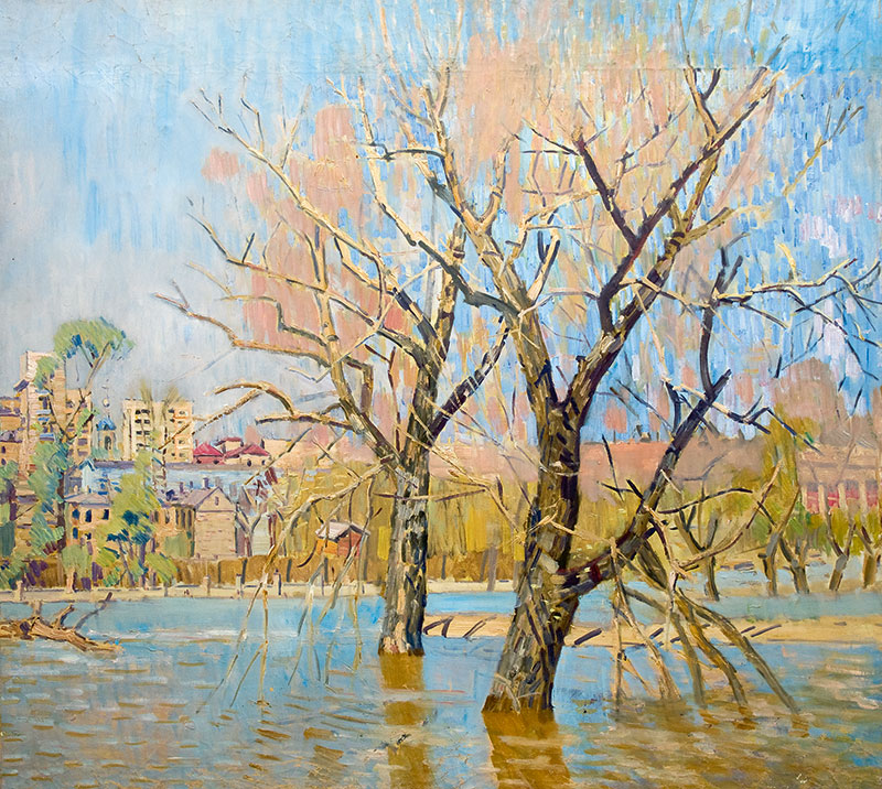 Март в Москве.