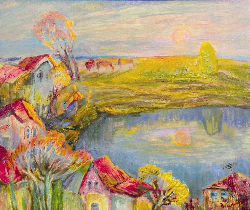 Картина Смирнов В.И. Солнце весны. 1996 г. Холст, масло.