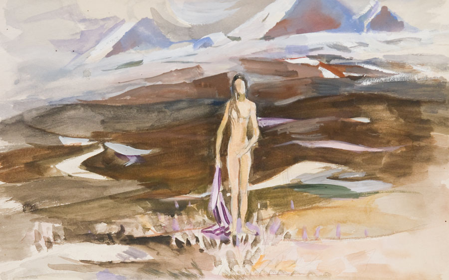Sketch for the painting "Spring".