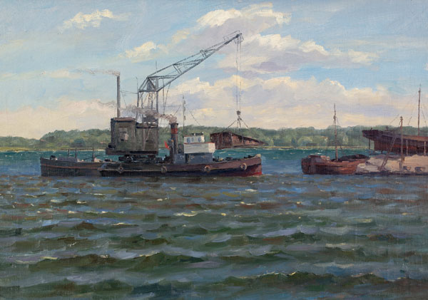 On the Volga.