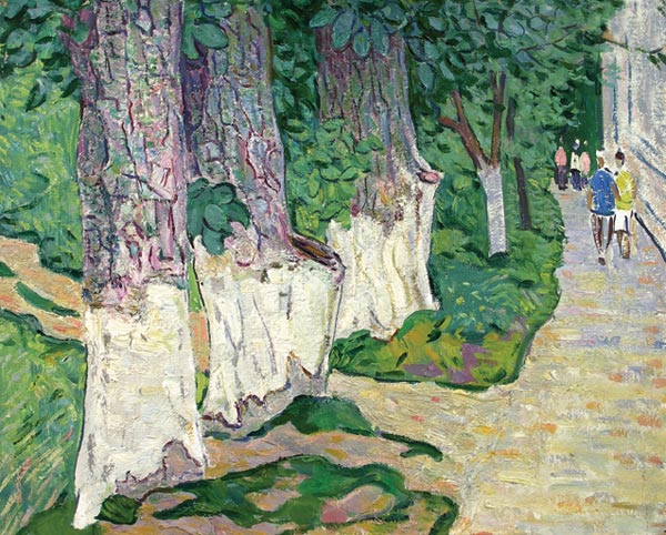 Картина Аристов И.Н. И.Н. Тихая улочка. 1950 г. Картон, масло.