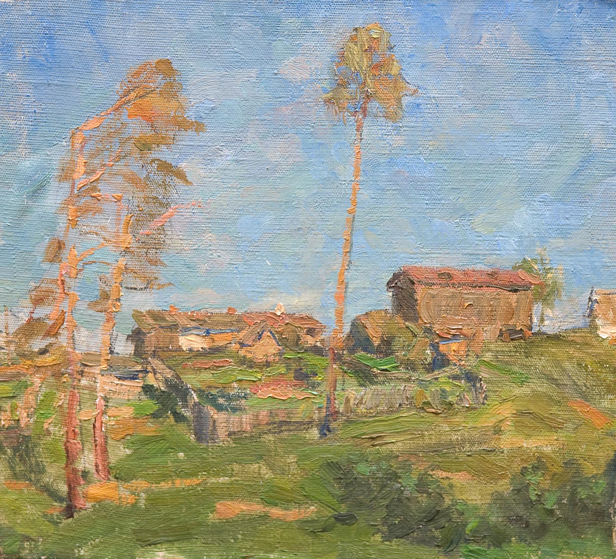 Tuchkovo. Windy day.
