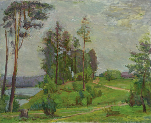 Green cliff.