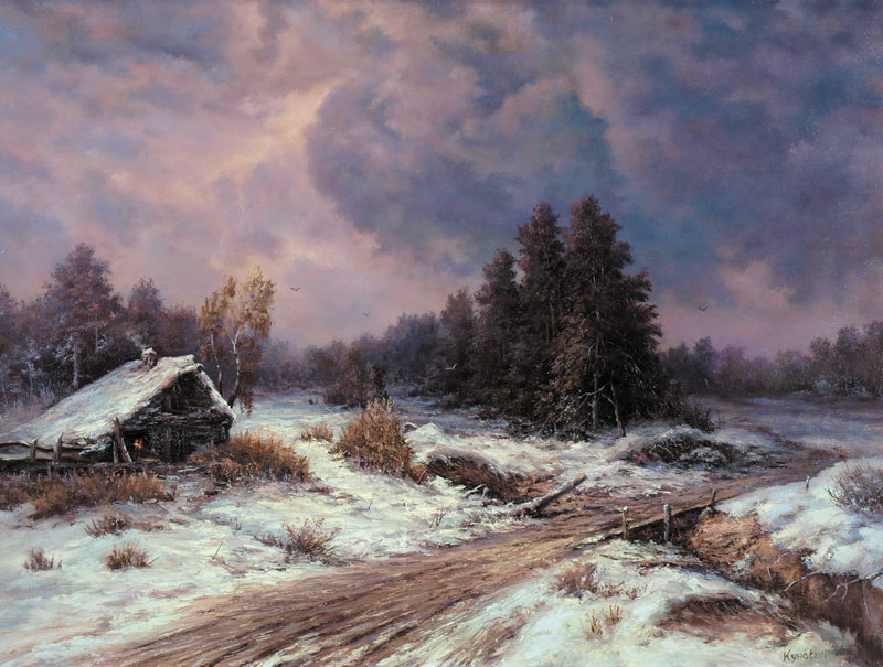 Картина Кунавин С.В. Дорога домой. 2011 г. Холст, масло.