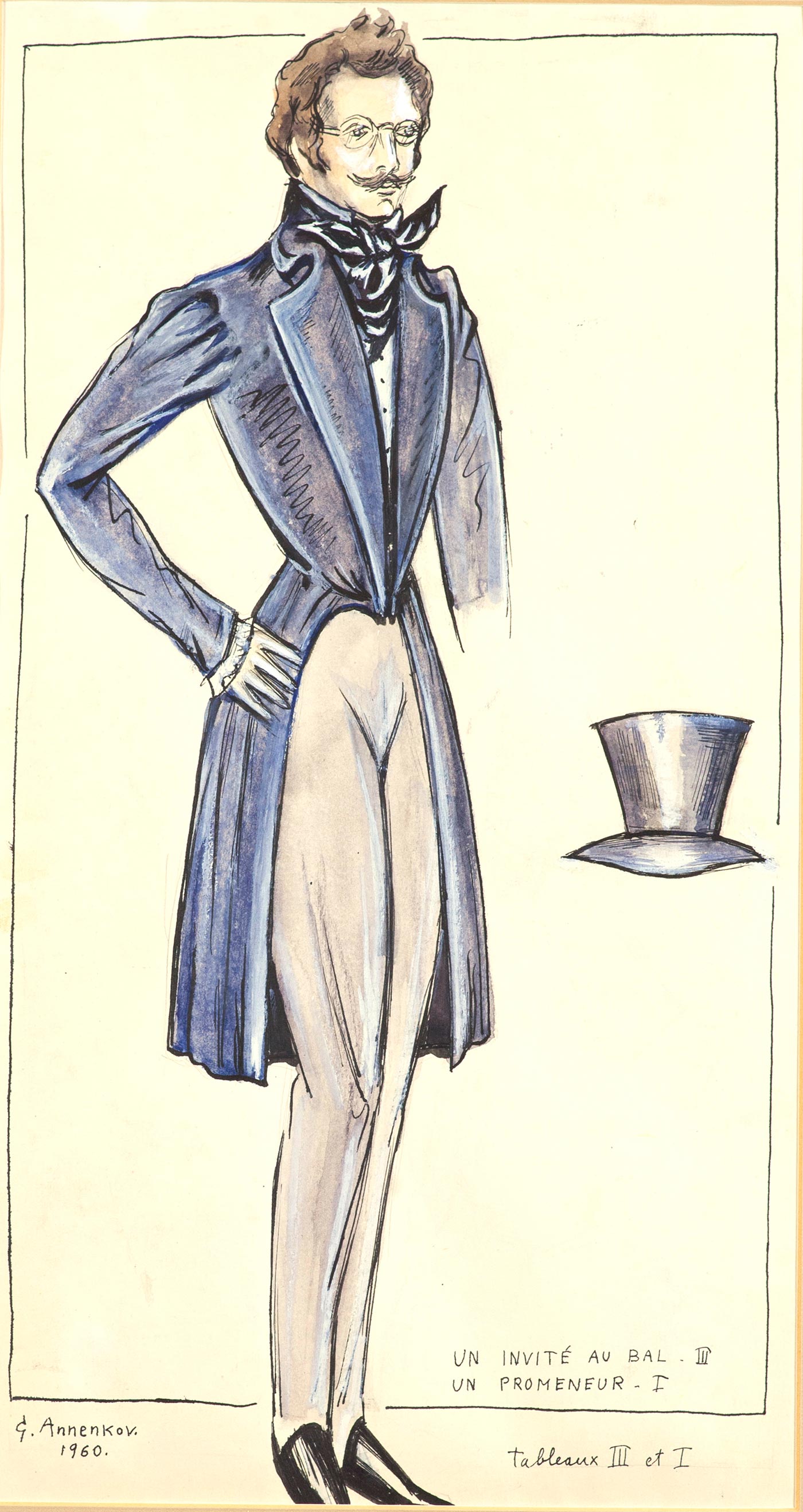 Sketch of a men's suit.