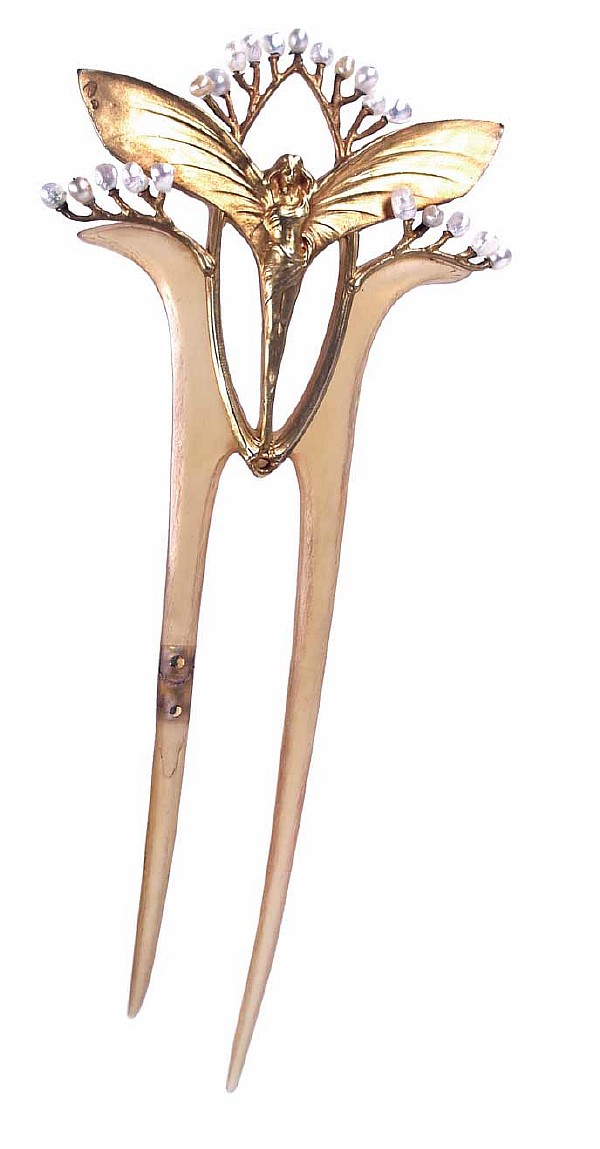 Women's comb "Art Nouveau"