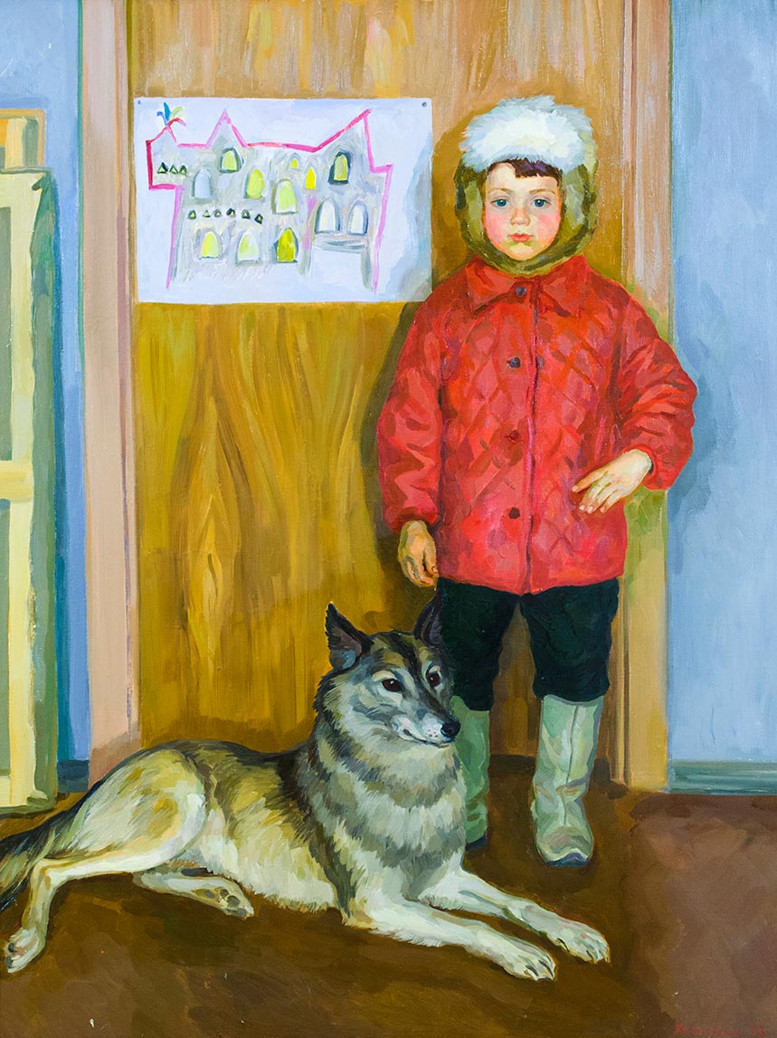 Mitya with Chaika.