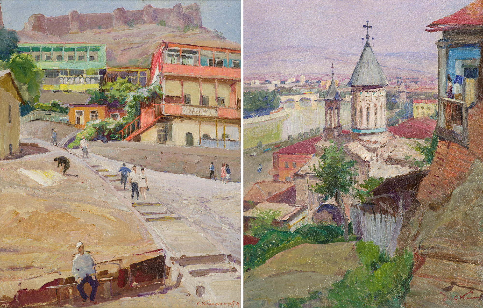 Tbilisi. Diptych.