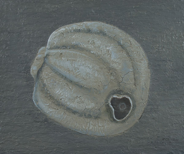Картина Шемякин М.М. Тыква. 1984 г. Холст, масло, левкас.