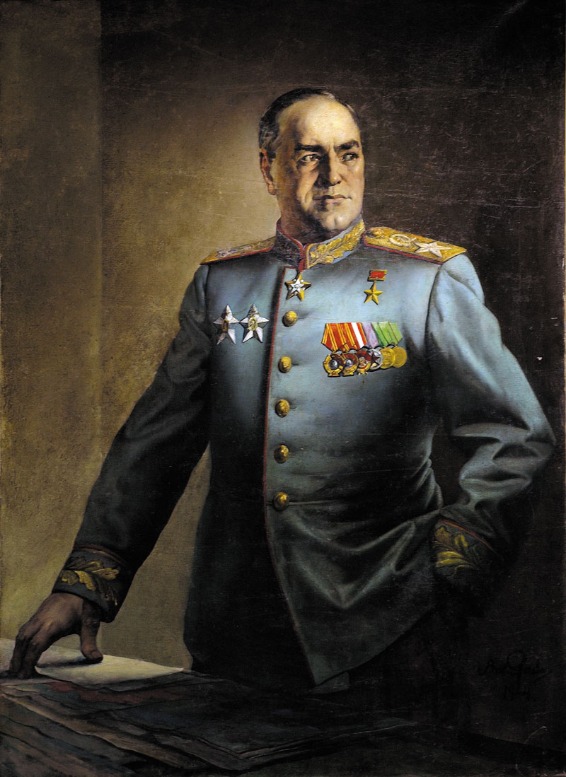 Portrait of Marshal G.K. Zhukova.