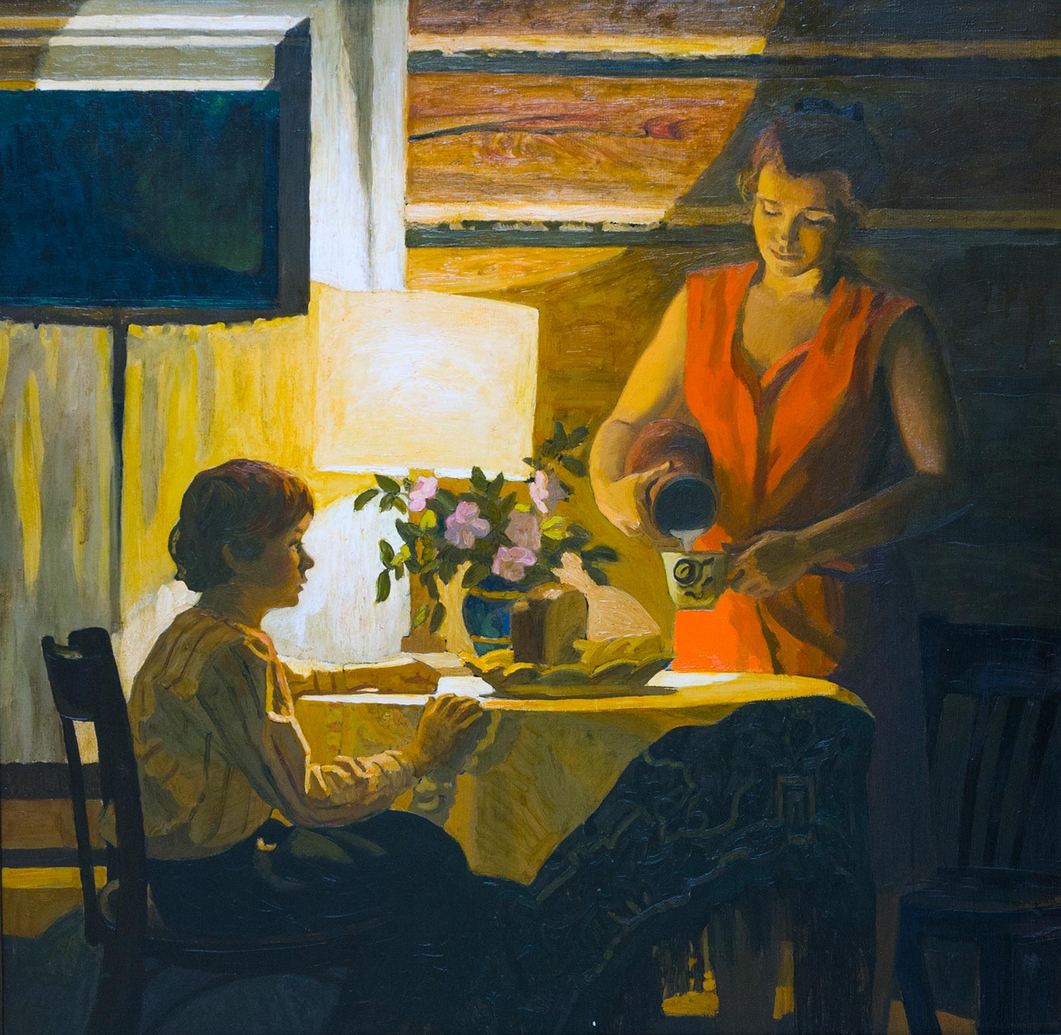 Dinner in Mitseyev.