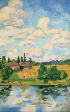 Картина Глинка В.Н. Жаркое лето. 1916 г. Холст, масло.