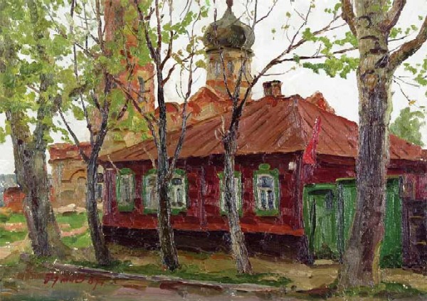 Старый купеческий дом в Ельце.