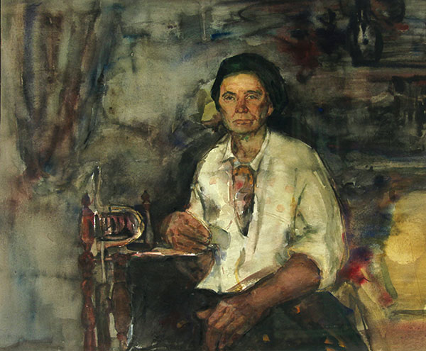 Portrait of a woman.