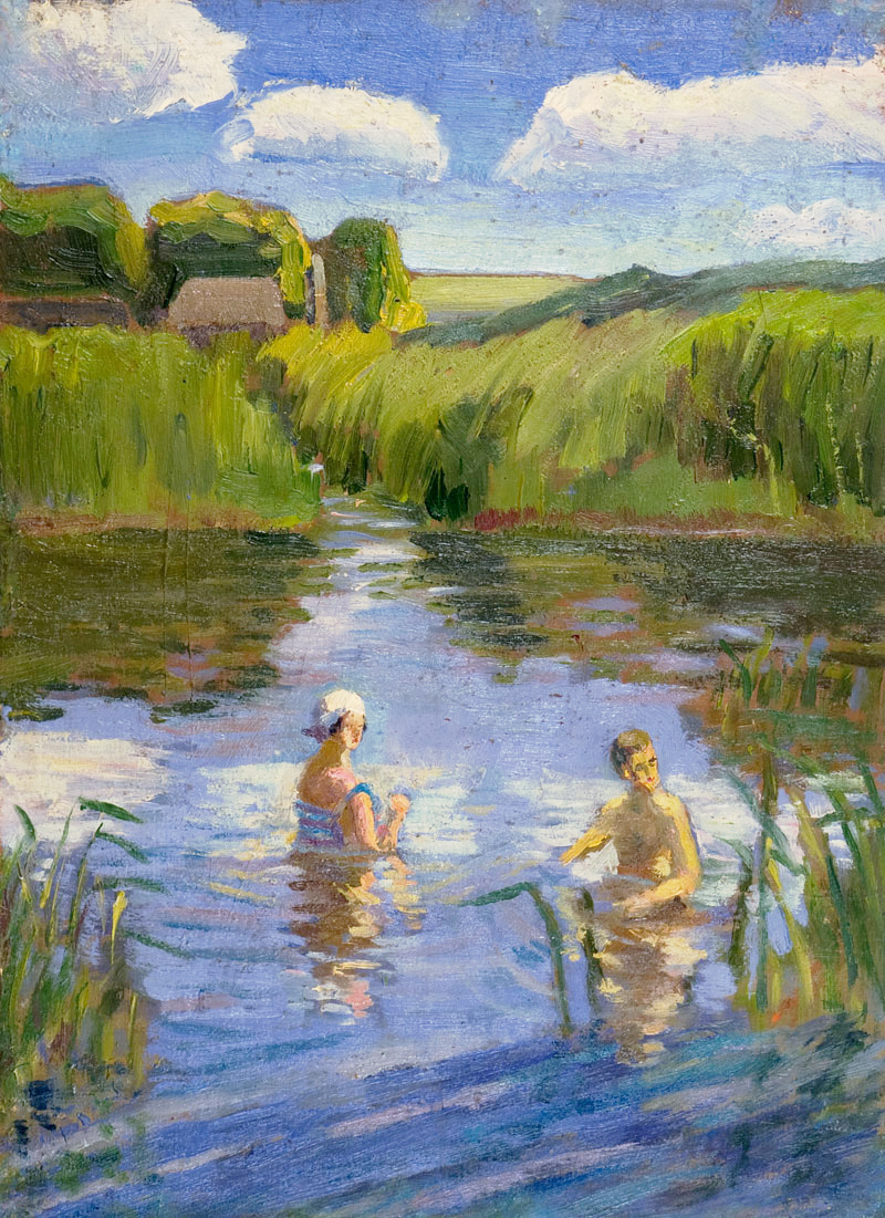 Купальщица.