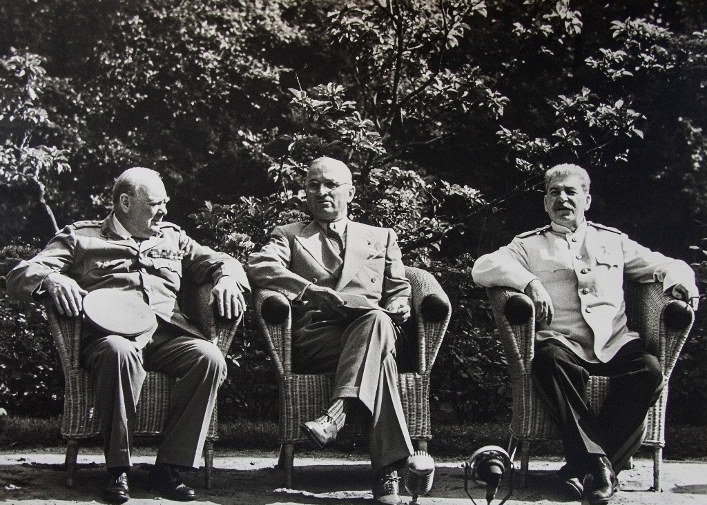 The Big Three. Germany, Potsdam, July 1945