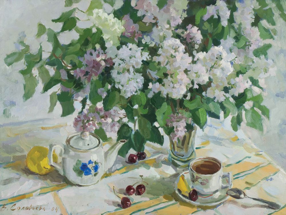 Картина Соловьева В. Утро. 2004 г. Холст, масло.