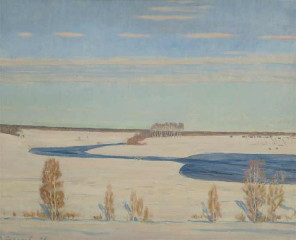 Картина Сидоров В.М. Мороз и солнце. 1998 г. Холст, масло.